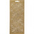 Stickers, sheet 10x23 cm, 1 sheet, gold [HOB-170252]