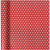 Wrapping paper, W: 70 cm, 80 g, 4 m, white, red [HOB-190110]
