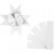 Paper Star Strips, W: 40 mm, D: 18 cm, 40 strips, white [HOB-20778]
