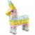 Party Piñata, size 39x13x55 cm, 1 pc, pastel colours [HOB-20827]