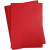 Card, A2 420x600 mm, 180 g, 100 sheets, christmas red [HOB-21315]