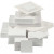 Canvas Panels, thickness 3 mm, 110 pcs, white [HOB-22520]
