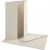 Pearlescent Card & Envelope, card size 10.5x15 cm, envelope size 11.5x16.5 cm, 10 sets, off-white [HOB-23045]
