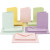 Cards and Envelopes, card size 10,5x15 cm, envelope size 11,5x16,5 cm, pastel colours, 50sets