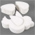 Bird, L: 25 cm,  400 g, white, 100pcs