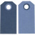 Manilla Tags, dark blue/light blue, size 6x3 cm,  250 g, 20pcs