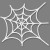 Spider Web, size 19x21 cm,  230 g, 16pcs