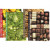 Decoupage Paper, sheet 25x35 cm, 17 g, 8 mixed sheets, brown, green, yellow [HOB-254910]