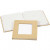 Notebook, size 14x14 cm, hole size 60 g, 1 pc, brown [HOB-264540]