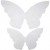 Butterfly Wings, size 12x7 cm, size 16x9.5 cm, 20 pcs [HOB-28222]