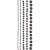 Half Pearls, size 2-8 mm, anthracite grey, black, 140mixed