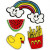 Soft Stickers, sheet 12.2x17.75 cm, 1 sheet [HOB-29095]