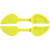 Silicone Mould, size 30x55 mm, wings, 2pcs [HOB-37157]