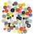 Button Mix, D: 12+18+20 mm, 100 g, 100 pcs, asstd colours [HOB-403810]