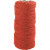 Cotton Twine, L: 100 m, thickness 2 mm, 225 g, orange [HOB-41534]