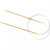 Circular Bamboo Knitting Needle, size 2, L: 40 cm, 1 pc [HOB-42257]