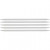 Knitting needles, size 6, L: 20 cm, 1 set [HOB-42263]
