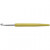 Crochet Hook, size 5, L: 13.3 cm, 1 pc, yellow [HOB-42386]
