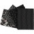 Patchwork Fabric, size 45x55 cm, 100 g/m2, 4 pcs, black [HOB-44177]