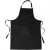 Apron, size 66x89 cm, 210 g/m2, 1 pc, black [HOB-44588]