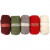 Carded Wool, rustic harmony, 5x100g