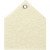 Felt shape, size 6.5x7.5 cm, thickness 3 mm, 5 pcs, off-white [HOB-45245]