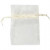 Organza Bags, size 7x10 cm, 10 pcs, off-white [HOB-47429]