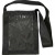 Bag with Plastic Front, size 40x34x8 cm, hole size A4, 1 pc, black [HOB-49981]