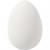 Goose Eggs, H: 8 cm, D: 5.5 cm, 8 pcs, white [HOB-51022]
