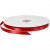 Satin Ribbon, W: 10 mm, 100 m, red [HOB-51371]