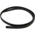 Faux Leather Belt, W: 10 mm, thickness 3 mm, black, 1m