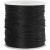 Cotton Cord, thickness 1 mm, black, 100m