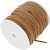 Faux suede cord,  3 mm, light brown, 100m