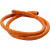 Crocodile Cord, thickness 6 mm, red brown, 50cm