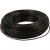 Aluminium Wire, thickness 2,5 mm, black, round, 75m