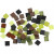 Mini Mosaic, size 5x5 mm, thickness 2 mm, 25 g, green harmony [HOB-51926]