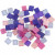 Mini Mosaic, size 5x5 mm, thickness 2 mm, 25 g, purple/pink harmony [HOB-51928]