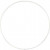 Metal Wire Ring, D: 15 cm, thickness 2 mm, 10 pcs, white [HOB-52410]