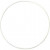 Metal Wire Ring, D: 20 cm, thickness 3 mm, 5 pcs, white [HOB-52412]