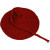 Knitted Tube, W: 10 mm, 10 m, antique red [HOB-53800]