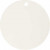 Terracotta Plate, D: 15 cm, thickness 0.5 cm, 1 pc, white [HOB-55501]