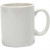Porcelain Mug, White, H: 7 cm, D: 6 cm, white, 12pcs, approx. 120 ml [HOB-55596]