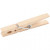 Clothes Pegs, L: 80 mm, W: 10 mm, 150 pcs, birch [HOB-56152]