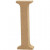 Letter, I, H: 8 cm, thickness 1,5 cm, MDF, 1pc
