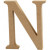 Letter, N, H: 8 cm, thickness 1,5 cm, MDF, 1pc