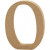 Letter, O, H: 8 cm, thickness 1,5 cm, MDF, 1pc