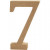 Number, 7, H: 8 cm, thickness 1,5 cm, MDF, 1pc