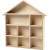 House-Shaped Shelving System, size 26x25,2 cm, H: 3,5 cm, paulownia, 1pc
