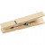 Clothes Pegs, L: 48 mm, W: 6 mm, birch, 20pcs