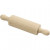 Mini Rolling Pin, L: 45 mm, D: 10 mm, birch, 25pcs
